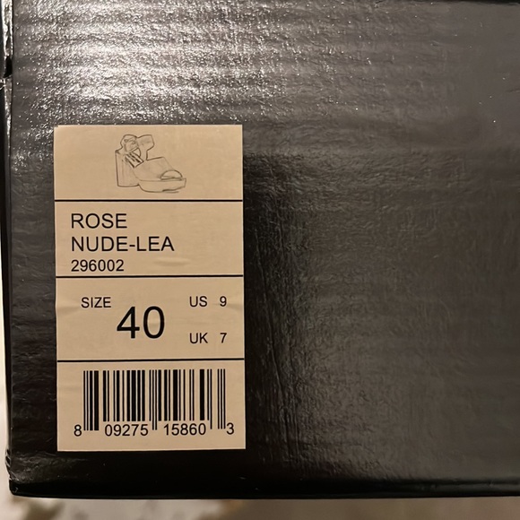 Chelsea Crew Black Label “Rose” platform sandals. Never worn - Picture 5 of 6